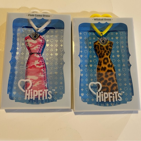 Hipfits backpack fob, pair of 2 NIP, soft and squishy. Soothing to hold - Picture 1 of 3